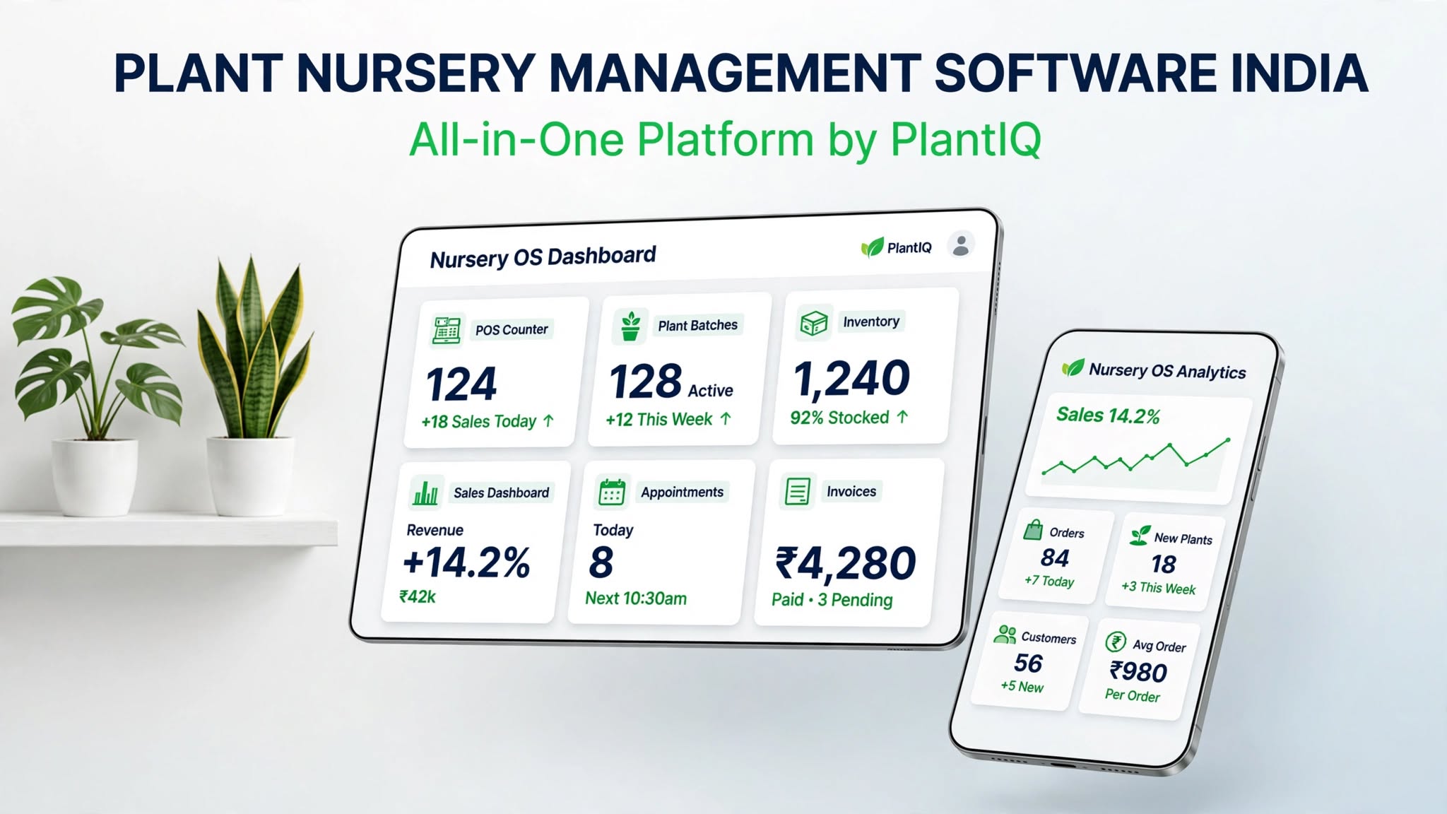 Plant Nursery Management Software for India — All-in-One Platform by PlantIQ