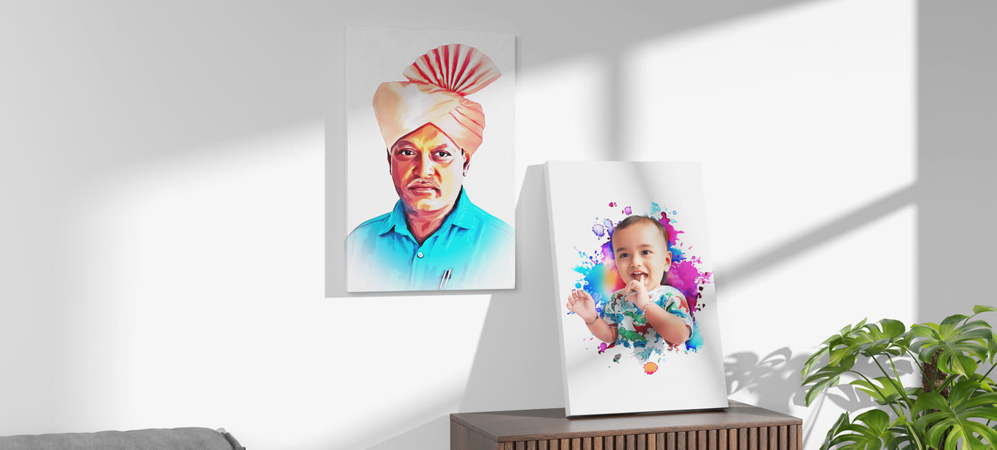 Custom wall art featuring unique designs and high-quality prints to enhance any room with personalized style.