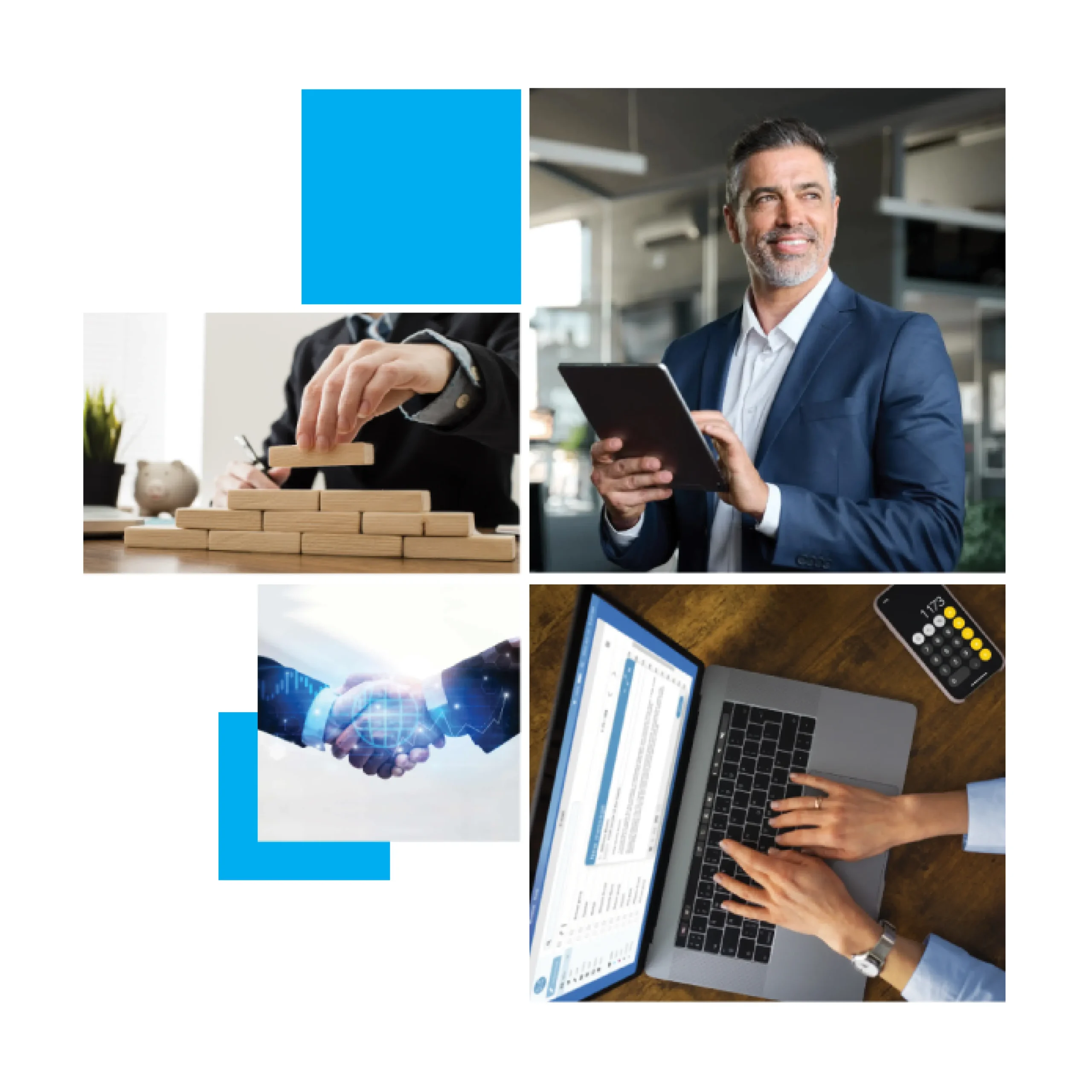 Business professionals managing finance with Arthik Catalog software - one of Qlinkon's Specialized Business Software Catalogs